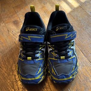 Asics Kids Sneakers in Blue and Yellow